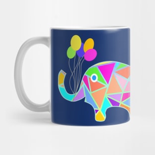 GEOMETRIC Celebration Elephant. Mug